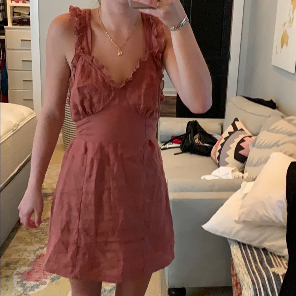 Free People Linen Sundress